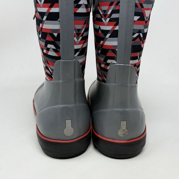 Bogs Classic II Mountain Geo Waterproof Boots Kids Girls Boys Size 4 Gray - Picture 11 of 15